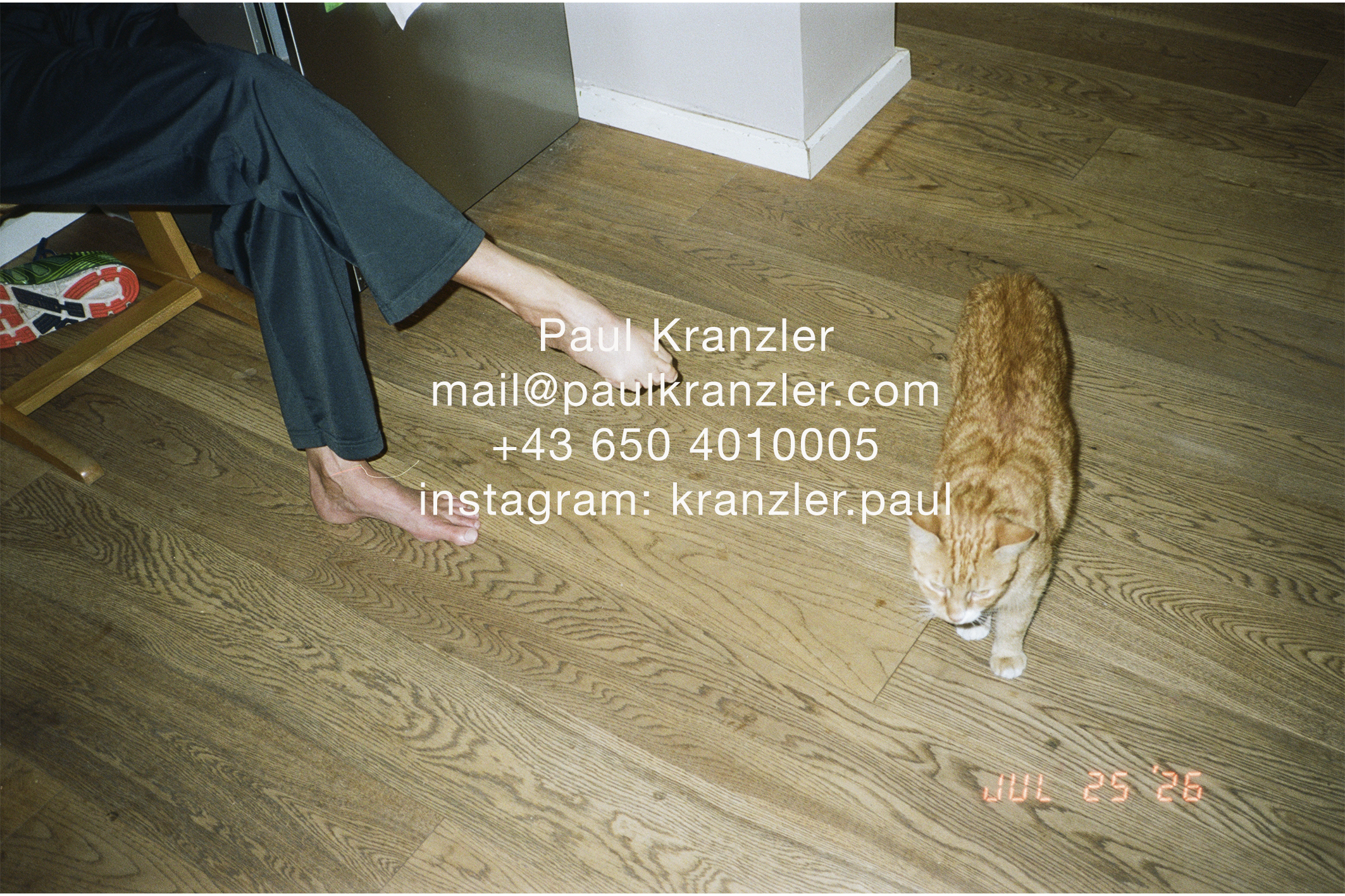 Paul Kranzler – mail@paulkranzler.com – +43 650 4010005 – instagram: kranzler.paul